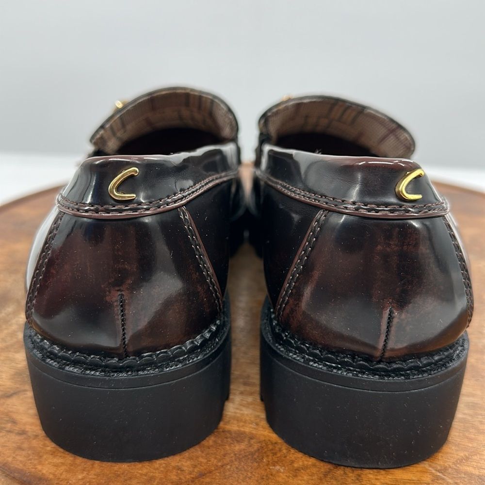 Circus Sam Edelman Shoes Wm 9.5 Chunky Platform Loafer Horsebit Y2K 90s - Picture 5 of 12